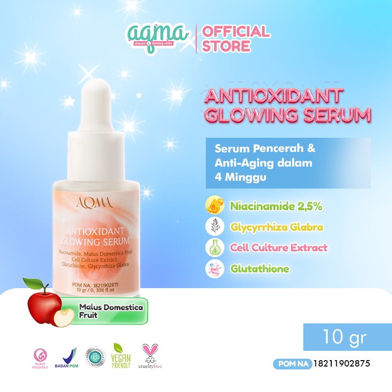 Jual Aqma antioxidant serum 10 ml Pertama yang mengandung niacinamide