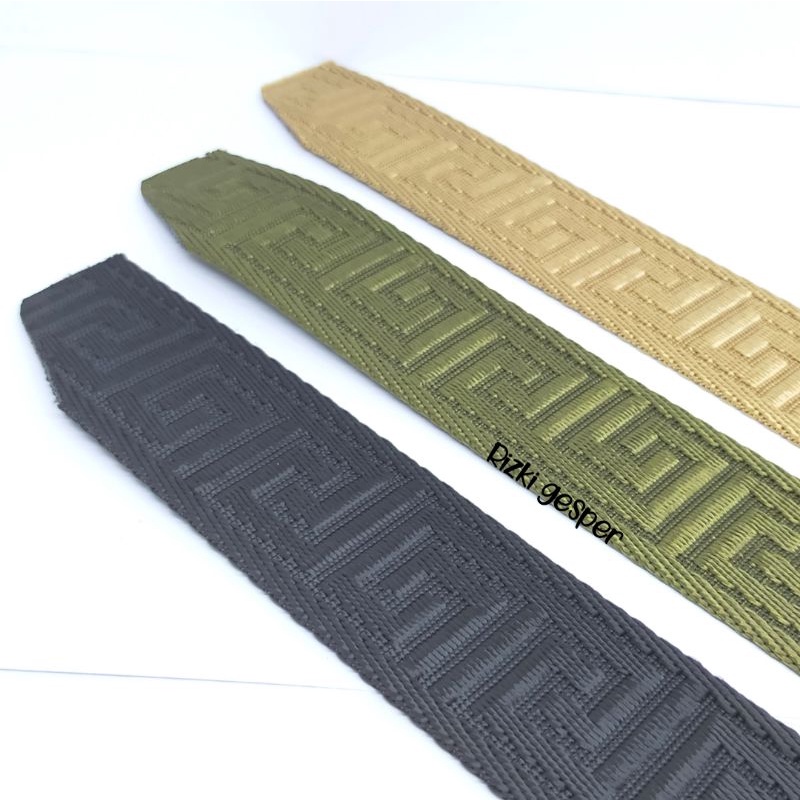 Ikat Pinggang Pria Canvas Nylon Belt Nylon Canvas Sabuk Pria Nylon