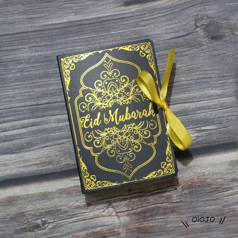 Kotak Permen Desain Eid Al Fitr Warna Bronze Untuk Dekorasi Ramadhan ol2