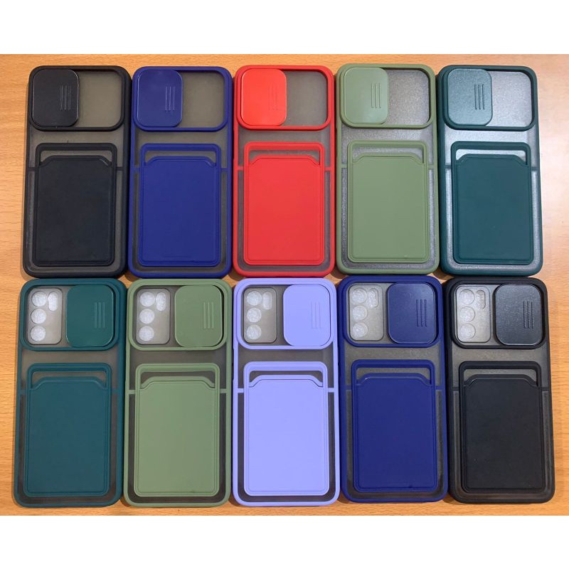 realme C12 C25 C25S realme C15 case my choice sleding camera plus slot card softcase soft proof case