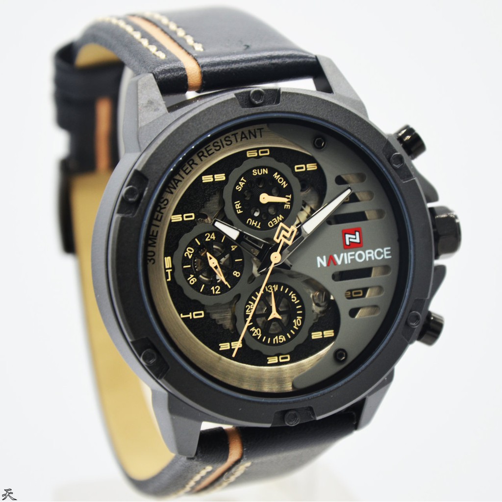 JAM TANGAN PRIA NAVIFORCE NF9110MB NF9110 ORIGINAL