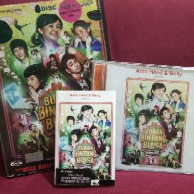 CD&VCD&KASET PITA ORIGINAL PAKET HEMAT BBB BUKAN BINTANG BIASA BY MELLY&ANTOHUED