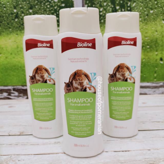 Shampoo for small animals rabbit hamster guinea pigs rats shampo hewan kelinci gerbil marmut