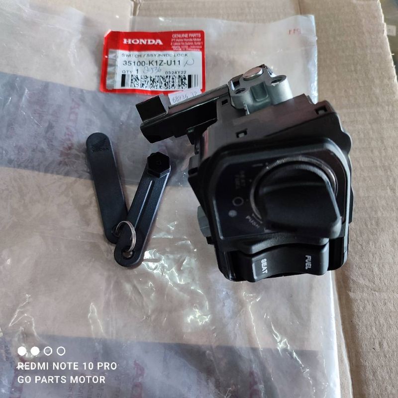 Key Set 35100-K1Z-U11 Kunci Kontak Keyless ORI Honda PCX 160 Non EHEV
