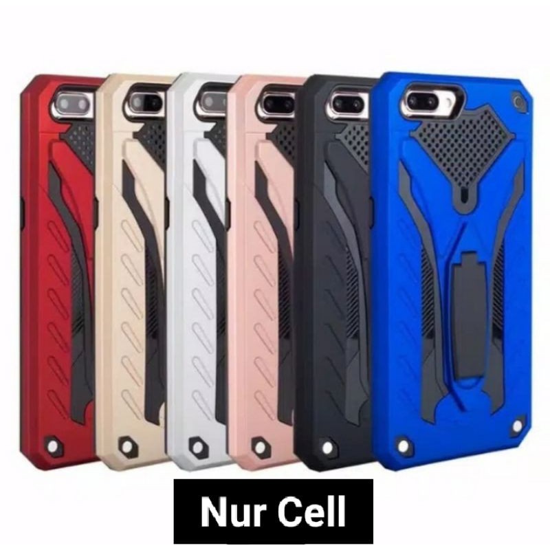 Case Phantom OPPO F7 Youth New Hard Case Iron Kick Stand Cover Robot Transformer