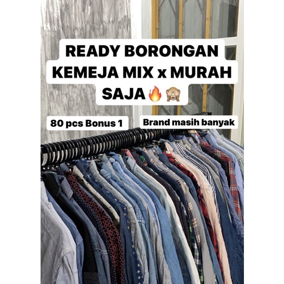 BORONGAN KEMEJA MIX DENIM&FLANNEL
