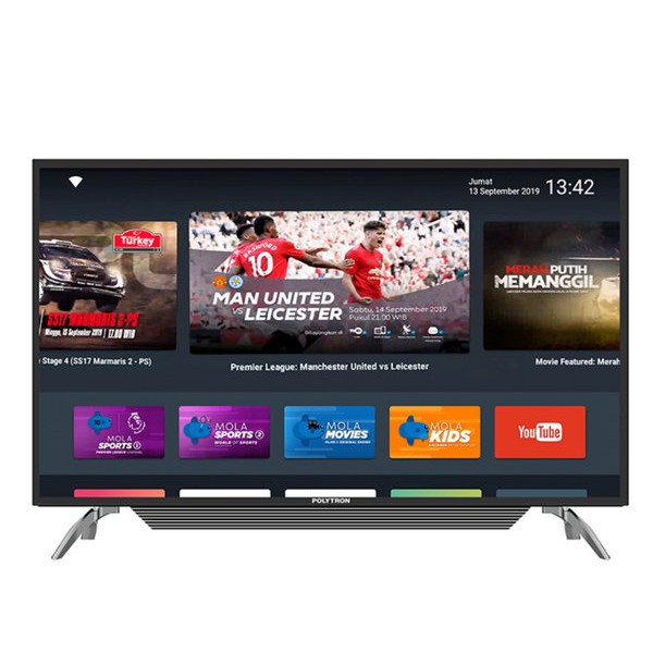 Miliki POLYTRON LED 43 INCH MOLA SMART ANDROID TV Limited