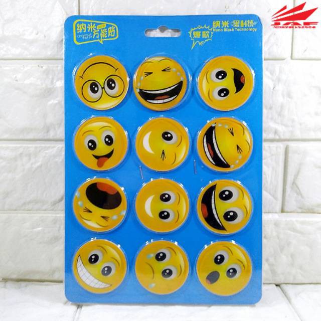 

HOLDER STICKY GRIP EMOJI ISI 12PCS