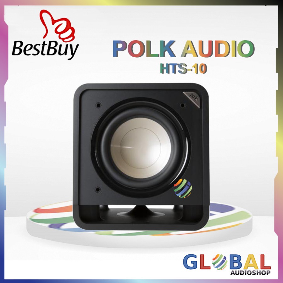 Polk Audio HTS 10 Subwoofer Aktif 10 Inch Home Theater HTS10 - Hitam