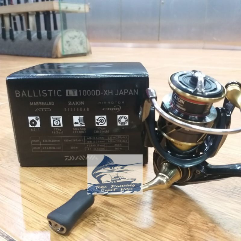 Reel Daiwa Ballistic 1000D-XH Made in Japan BEST SELLER
