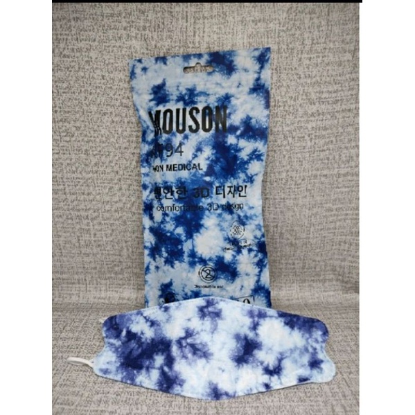 MASKER KF94 MOUSON MOTIF ISI 10LEMBAR