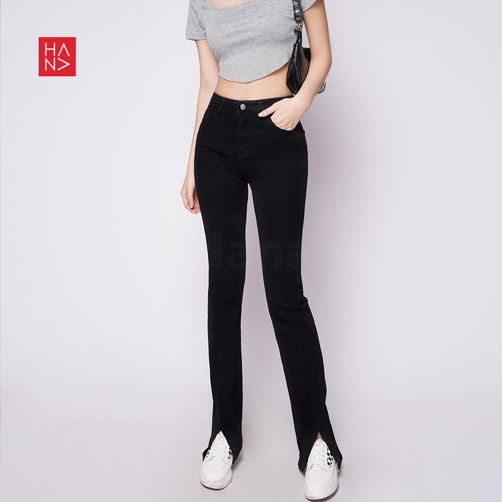 HanaFashion JKT - Joana Long Jeans Pants Celana Jeans Wanita - JLP038