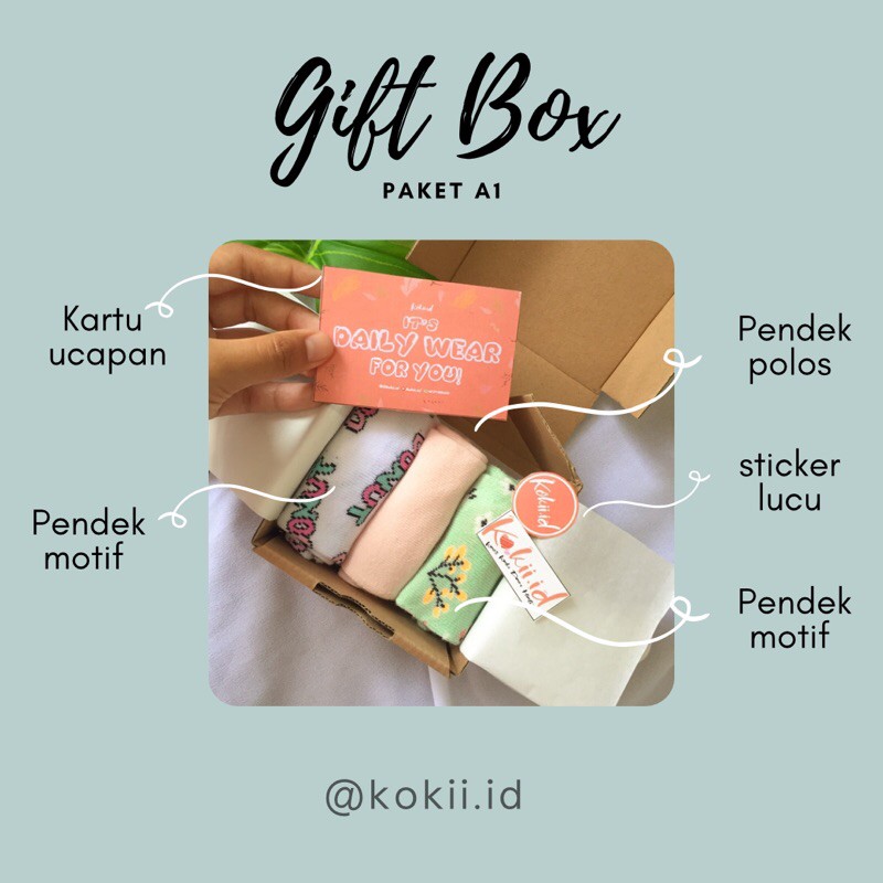 

GIFT BOX PAKET A | HAMPERS MURAH | KADO MURAH | HADIAH KECIL MURAH