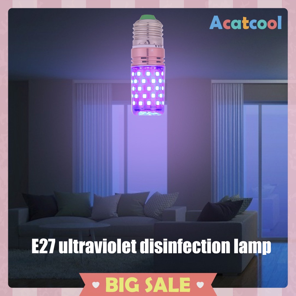 E27 60 LED UV Germicidal Corn Lamp Home Sterilize Disinfection Light Bulb