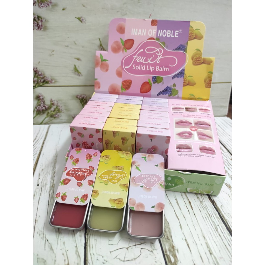 FRUIT SOLID Lip Balm Iman of Noblener 12g-8373-