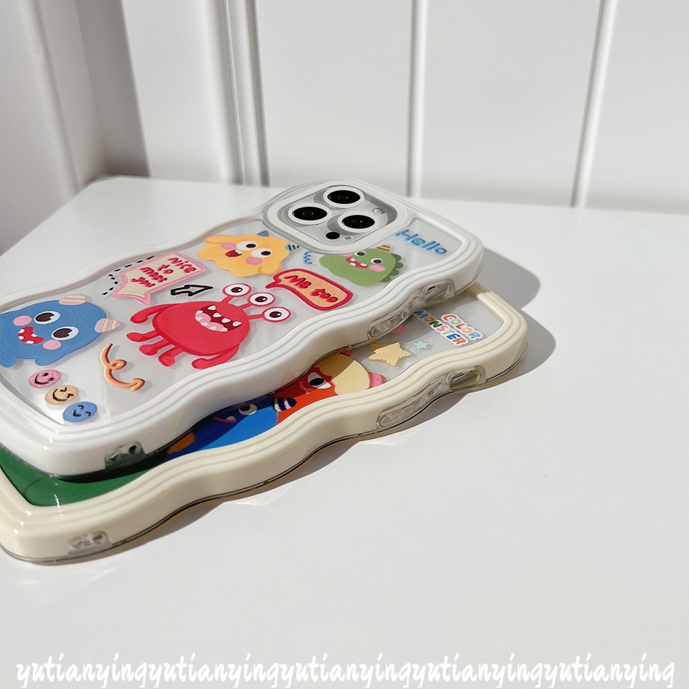 Soft Case TPU Motif Kartun Monster Untuk Realme 5 C35 C21Y C25Y C11 C15 C12 C25 C25s C11 2021 C20 5s 5i 6i C20A C3 C20A C1