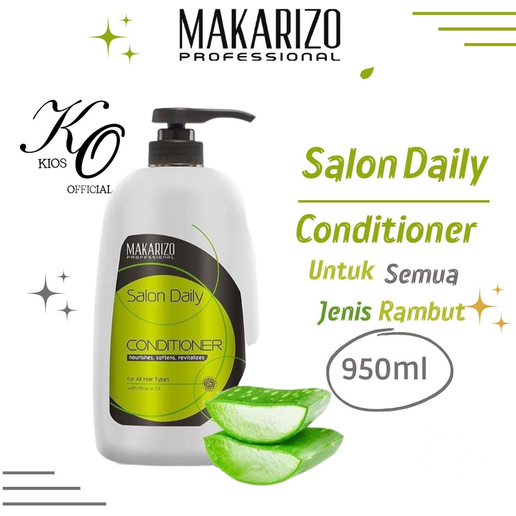 Makarizo Professional Salon Daily Professional Shampoo &amp; Conditioner Pump Bottle 950ml