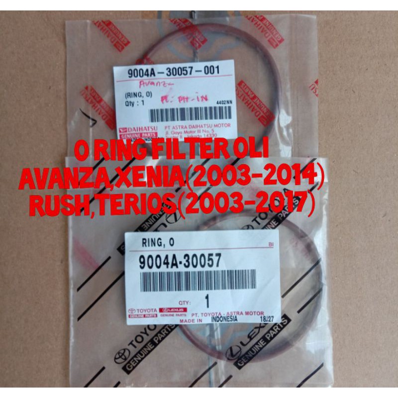 ORING FILTER OLI AVANZA XENIA (2003-2014),RUSH,TERIOS(2003-2017)