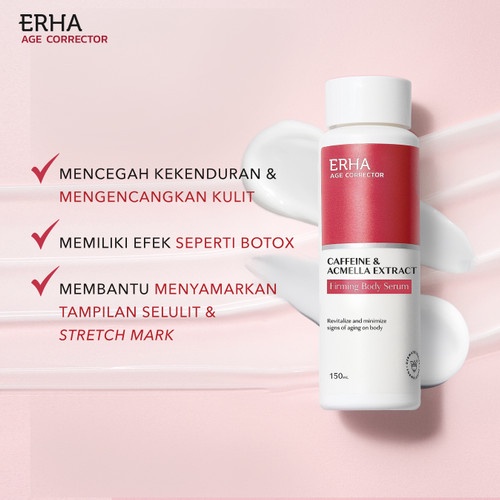 ERHA Body Lotion Age Corrector Caffeine &amp; Acmella Extract Firming Body Serum 150ml