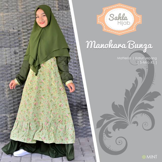 Manohara Dress Katun Jepang Ori Mix Toyobo