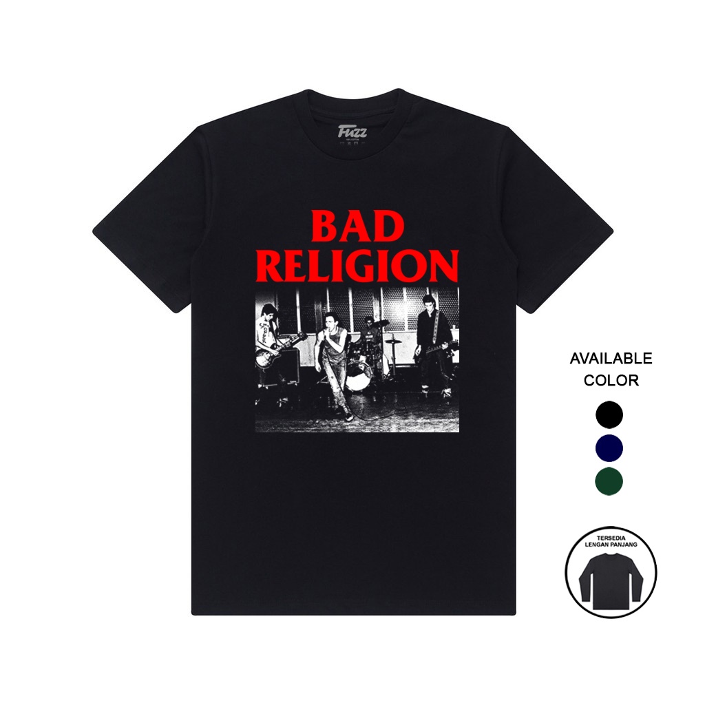 KAOS BAND BAD RELIGION LIVE 1980 PREMIUM T SHIRT KAOS BAND MUSIK PUNK ROCK METAL