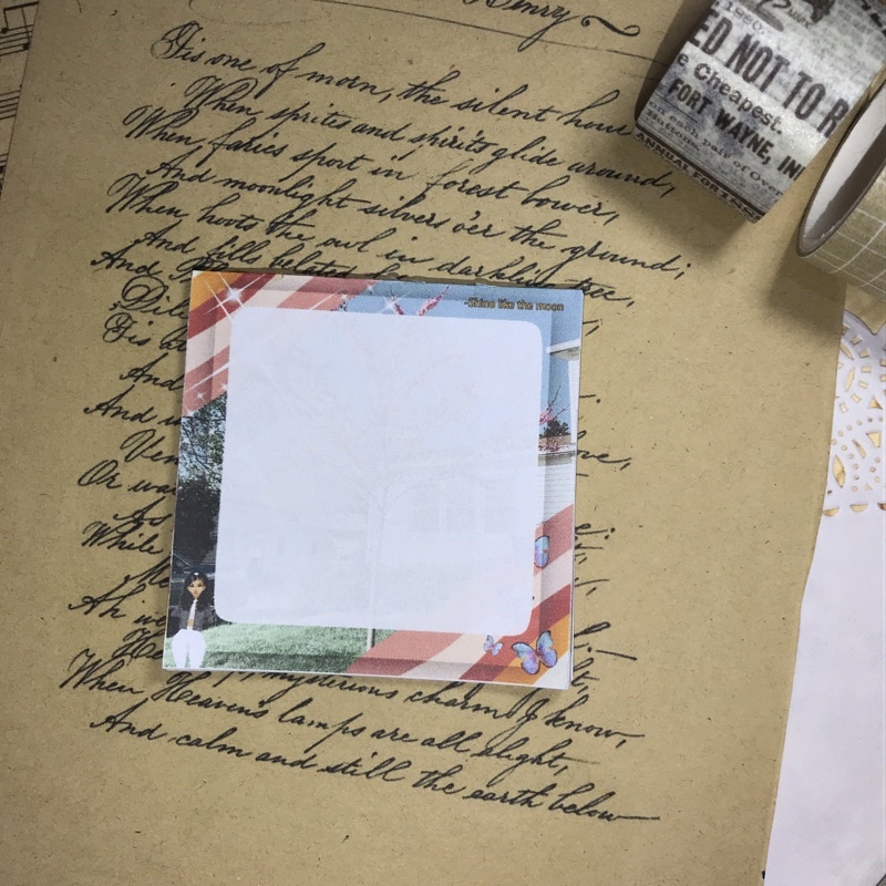 

[GSB OFFICIAL] Memo Pad Kertas Memo Desain By GSB SHINE LIKE THE MOON