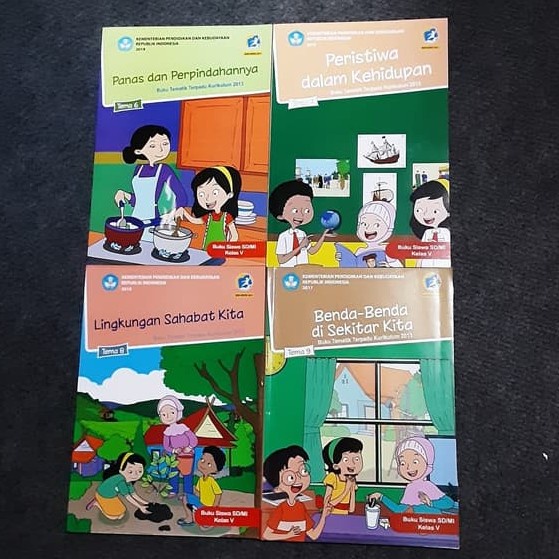 

❤BISA COD❤ Paket Buku Tematik SD Kelas 5 Semester 2 K 13 Rev 2018 Tema 6 7 8 9