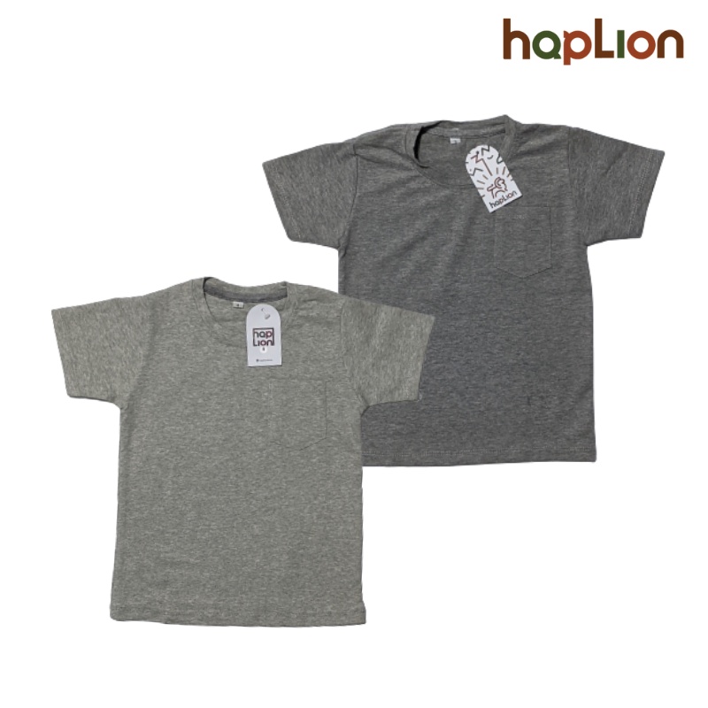 Kaos Polos Saku Anak Unisex 1-5 Tahun | Haplion Kidswear