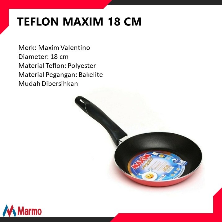 teflon maxim anti lengket 18cm