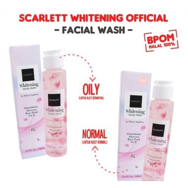 SCARLETT FACIAL WASH WHITENING / ACNE 100 ML