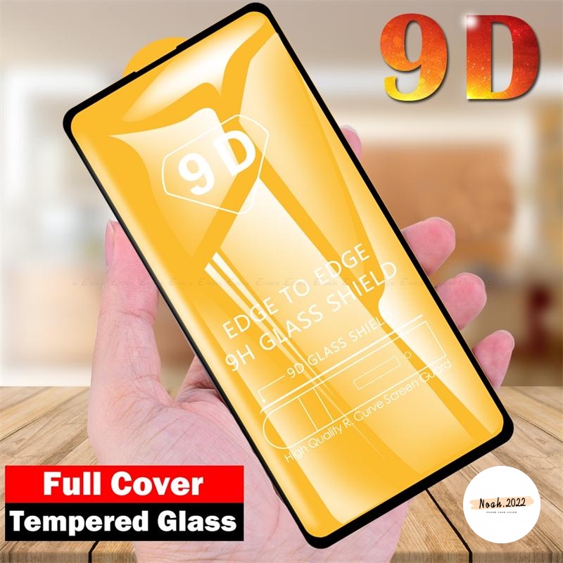 Pelindung Layar Tempered Glass 9D Cover Samsung Galaxy A22 A12 A03s A52 A72 A02s A31 A11 A21s A71 A51 A50 A50s A30s M22 M32 M22 M12 A10s A20s