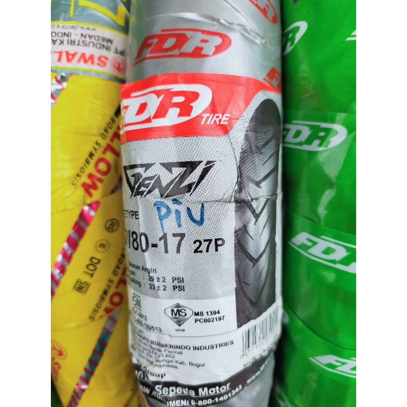 ban FDR genzi 60 80 17 . ban luar FDR ring 17 ukuran 215 genzi harga 1 ban