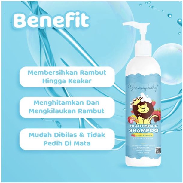 Yummys Baby Shampoo &amp; Serum Penumbuh Rambut Bayi- FREE YUMMYS BABY BAG &amp; YUMMYS BABY COMB