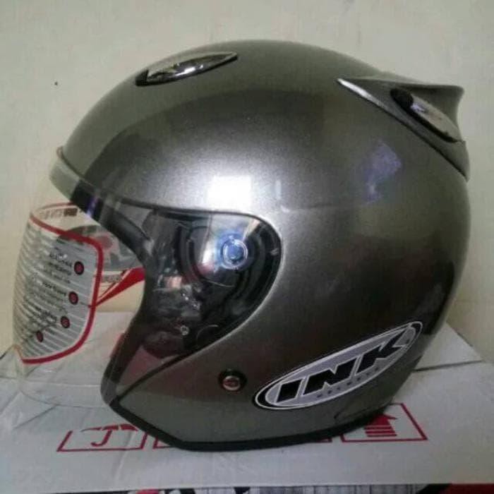 Murah Dijual HELM INK CENTRO KW SUPER ABU ABU LARIS DEWASA PRIA WANI Murah