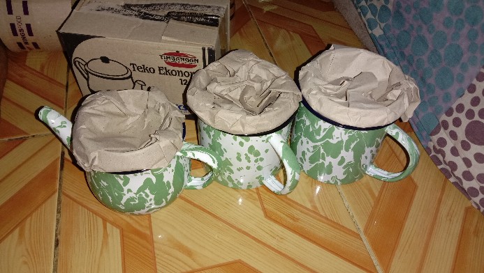 Teko Ekonomi Blirik Hijau 12cm (sekilo Muat 4)