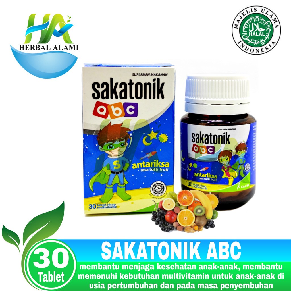 Sakatonik ABC Rasa Tutu Fruti  - obat multivitamin anak