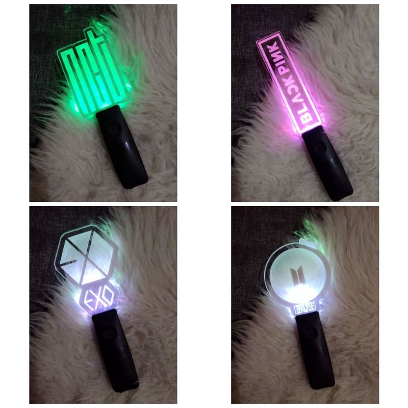 CUSTOM LIGHTSTICK MULTICOLOR FANMADE KPOP BTS EXO NCT BLACKPINK ITZY ASTRO TREASURE TWICE REVELUV