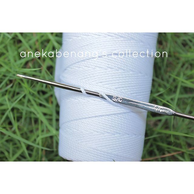 Benang Rajut Poly Apel / Apple Yarn - 1801 ( Putih )