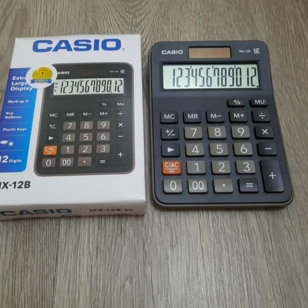 

✫ Calculator / Kalkulator Casio MZ-12S / MX-12B Merk: CASIO 12 Digit ✩