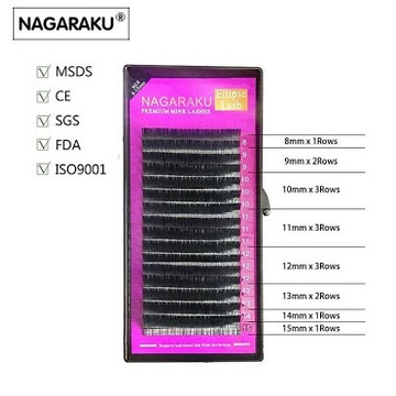 Nagaraku Ellipse Mix eyelash extension lembut Premium