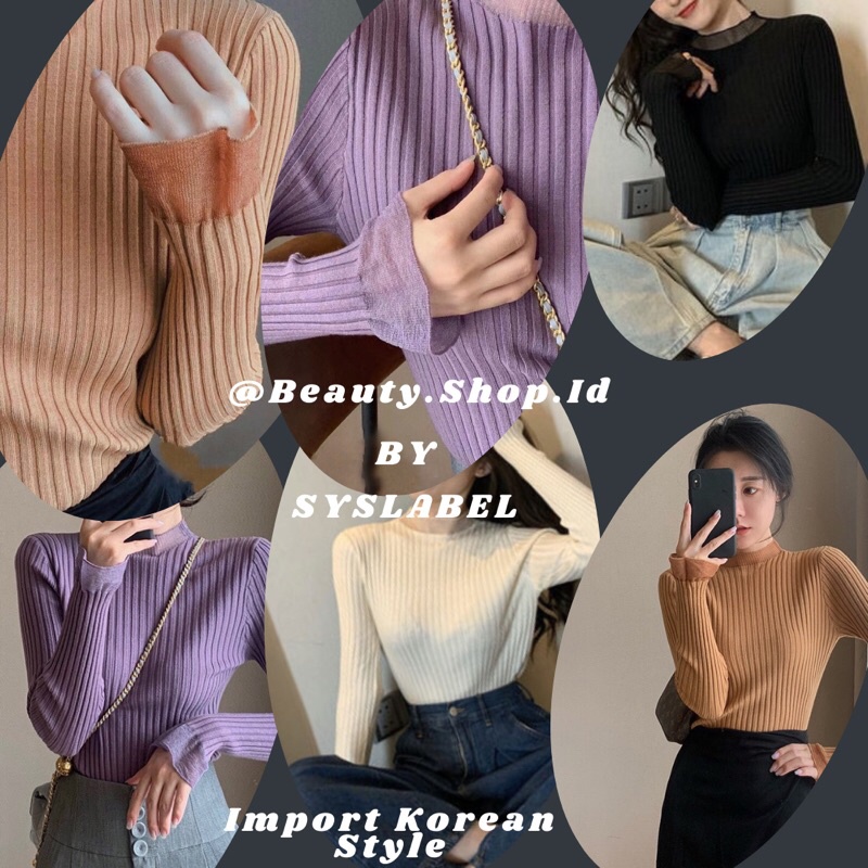 [IMPORT] HulterNeck Knit Renda Import Korea