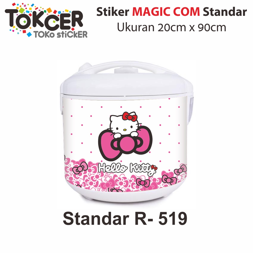 Stiker MAGIC COM / Rice Cooker Motif HELLO KITTY