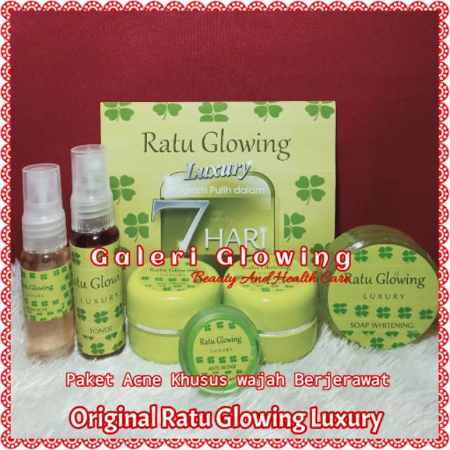 RATU GLOWING EX RATU GLOSSY " PAKET ACNE"