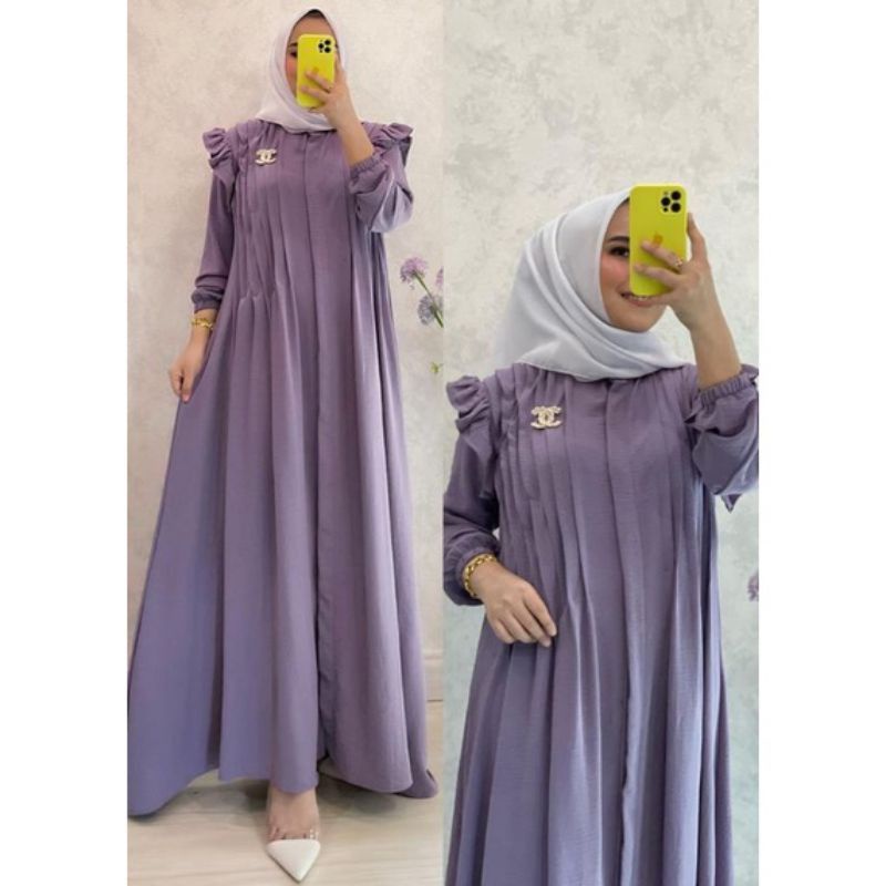 NEW GAMIS CRINKLE PREMIUM MOLA DRESS