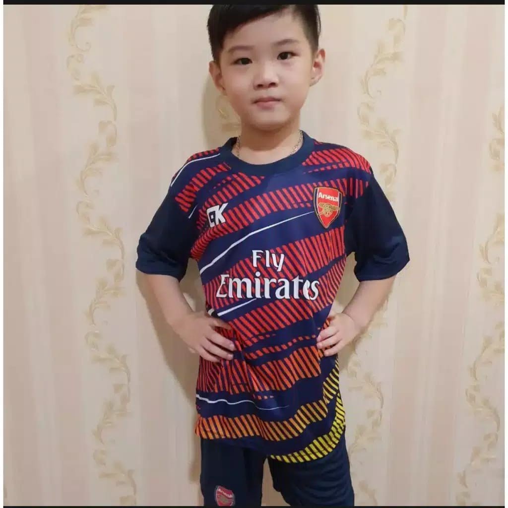 liesport5 SETELAN BAJU BOLA ANAK SETELAN JERSEY ANAK SML