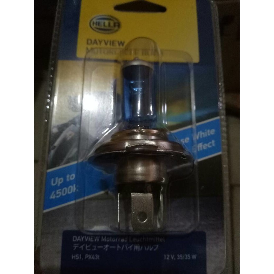 bohlam lampu motor headlamp hs1 blue vision hella