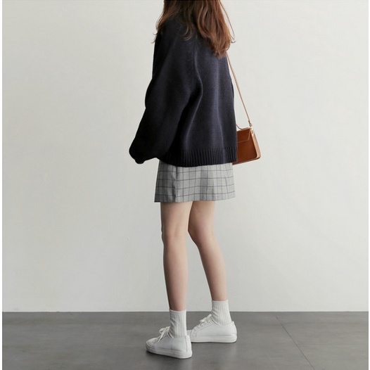 #Sisjuly# Mantel sweater kardigan rajutan pendek longgar baru untuk wanita pelajar perempuan