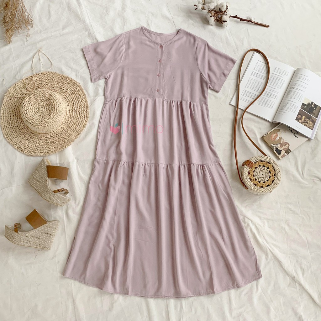 Homey button dress