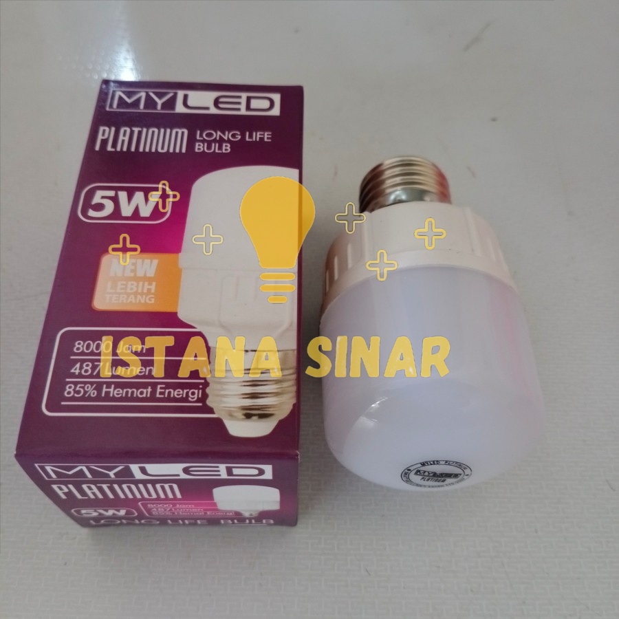 Myled 5 watt / lampu LED murah 5 watt / bohlam LED / bohlam murah