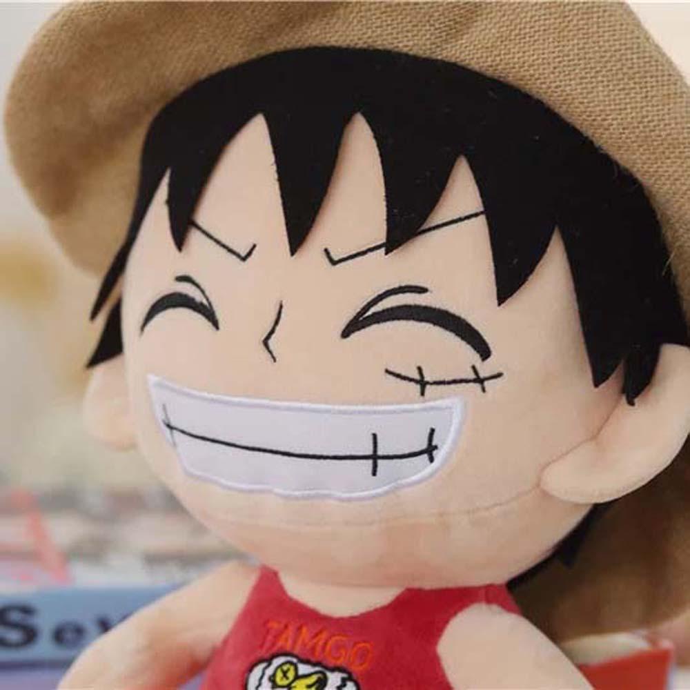 Needway Monkey D Luffy Lucu 25 cm Pet Cushion Boneka Mainan Anak Hadiah Mainan Mewah